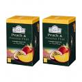 Ahmad Tea of London Peach & Passion Fruit Tea Bags 20's Box (Pack of 2) Ahmad Tea of London Peach & Passion Fruit Tea Bags 20's Box (Pack of 2)