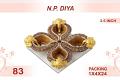 N.P. Diya 4pc 3.5inch #83 N.P. Diya 4pc 3.5inch #83
