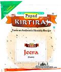 Kirtiraj Papad - Swaminarayan (without Hing ) Jeera 200 gms Kirtiraj Papad - Swaminarayan (without Hing ) Jeera 200 gms