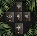 Set of 5 Paper Cutout kolam backdrop decorations