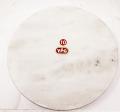 Tabakh 10" White Marble Chakla/Marble Roti Maker Tabakh 10" White Marble Chakla/Marble Roti Maker