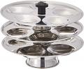 Tabakh Stainless Steel Baby Mini Idli Stand 3 Racks