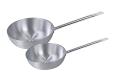 Aluminium cooking Frypans 10" & 12" with long handle (2 pack) Aluminium cooking Frypans 10" & 12" with long handle (2 pack)