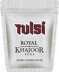 Tulsi Royal Khajoor Plus Silver Coated Dry Dates Mouth Freshener Menthol (Pack of 6)