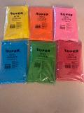 Super Holi Color Powder (Gulal) 6 Pack x 200g