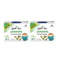QuikTea Unsweetened Cardamom Chai Tea Latte - 20 Count (2 Boxes of 10 Each)