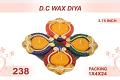 D.C Wax Diya 4pc 3.75inch #238 D.C Wax Diya 4pc 3.75inch #238