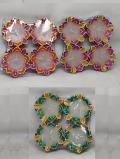Floral Design Diwali Clay w/ Wax Set of 4 (18 Sets / 72 pcs) Floral Design Diwali Clay w/ Wax Set of 4 (18 Sets / 72 pcs)