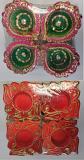 Festive Design Clay (Mitti) Diya Set of 4 (72 Pcs) w/ Free Wick Festive Design Clay (Mitti) Diya Set of 4 (72 Pcs) w/ Free Wick
