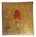Decorative Silver Coin Velvet Gift Box 