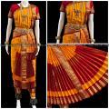KUCHIPUDI | 38-INCH PANT | ORANGE RED CLASSICAL DANCE JEWELRY KUCHIPUDI | 38-INCH PANT | ORANGE RED CLASSICAL DANCE JEWELRY