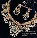 Short Guttapulusu Antique Haaram w/ Earrings!!! Short Guttapulusu Antique Haaram w/ Earrings!!!