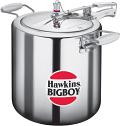 22 Ltrs Large Hawkins Bigboy Jumbo Commercial Aluminium Pressure Cooker 