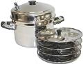 Stainless Steel Idli Cooker Makes 16 to 24 Idlis