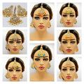 Traditional Design Kundan Earrings & Mang Tikka set