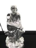Premium Quality 999 Pure Silver Shirdi Saibaba Murti (#02)