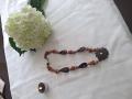 Handmade Coconut Shell Short Necklace Jewelry