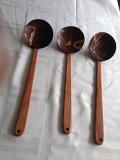 All Natural Organic Coconut Shell Serving Spoons set of 3 All Natural Organic Coconut Shell Serving Spoons set of 3
