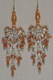 Festive Design Orange Fashion Earrings