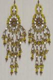 Bright Yellow Traditional Fashion Earrings Bright Yellow Traditional Fashion Earrings
