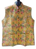 Floral Print With Color Sleeveless Jacket (Bandi, Modi Jacket) # 6 Floral Print With Color Sleeveless Jacket (Bandi, Modi Jacket) # 6