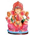 100% Pure Clay Eco-friendly 6" Ganpati Murti for Ganesh Chaturthi Visarjan 100% Pure Clay Eco-friendly 6" Ganpati Murti for Ganesh Chaturthi Visarjan