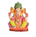 Ganesha Visarjan 10" Eco-Friendly Clay Murti for Ganesh Chaturthi Ganesha Visarjan 10" Eco-Friendly Clay Murti for Ganesh Chaturthi