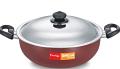 Prestige Omega Deluxe Deep Kadai 5L With Stainless Steel Lid