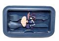 Tabakh Lunch Box With 2 Compartment and Cutlery Tabakh Lunch Box With 2 Compartment and Cutlery