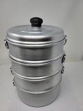 Aluminum Momos Rice Steaming Cookware Food Vegetable Boiler Kitchen 8"