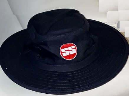 SS Panama cricket SUN Hat WHITE \ Navy
