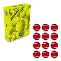 Nivia Heavy Hard Tennis/Cricket Ball - 12 Pack Nivia Heavy Hard Tennis/Cricket Ball - 12 Pack