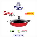 Kitchen King | Servo Pan (Glass Lid) – Non Stick Pan | 26cm / 10"