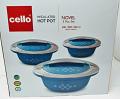 Cello Novel Insulated Food Server, 3-Piece Gift Set Cello Novel Insulated Food Server, 3-Piece Gift Set