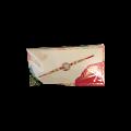 Rakhi - Om on White Chakra (Card Pack) 1 pc CP2514
