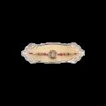 Rakhi - White Diamond Feather in Beautiful Abstract Design (Case Pack) 1 pc DP3008