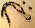 Antique Necklace Designed with Black Onyx Beads!!!! Antique Necklace Designed with Black Onyx Beads!!!!