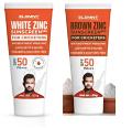 Brown and White Zinc Sunscreen 360 for Cricketers Pack of 2 - 25g
