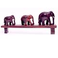 Rosewood Hand Crafted Three Elephants Bridge Rosewood Hand Crafted Three Elephants Bridge