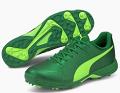 PUMA X20 GREEN Glare Cricket Shoes - US 11