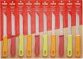 Rena germany Serrated Stainless Steel Blister Card Knife Set, 90mm, 10-Pc