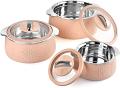 Cello Royale Insulated Hotpot Pack of 3 Thermoware Casserole Set Cello Royale Insulated Hotpot Pack of 3 Thermoware Casserole Set