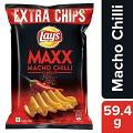 Lays Maxx Macho Chilli 59.4 gm Lays Maxx Macho Chilli 59.4 gm