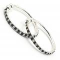 925 Sterling Silver New Born / Toddler Kids Black Beads Kada - Style#09 925 Sterling Silver New Born / Toddler Kids Black Beads Kada - Style#09