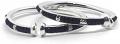 925 Sterling Silver New Born / Toddler Kids Black Beads Kada - Style#15
