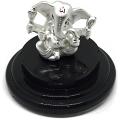 Ganesh/Ganpati 999 Pure Silver  Statue / Murti for Car Dashboard (#20)