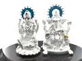 Intricate Design 999 Pure Silver Ganesh & Lakshmi Statue (#04) Intricate Design 999 Pure Silver Ganesh & Lakshmi Statue (#04)
