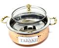 Tabakh Copper Stainless Steel Hammered Finish Handi Capacity-2000 ML Tabakh Copper Stainless Steel Hammered Finish Handi Capacity-2000 ML