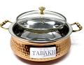 Tabakh Copper Stainless Steel Hammered Finish Handi Capacity-1500 ML Tabakh Copper Stainless Steel Hammered Finish Handi Capacity-1500 ML