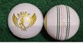 SNICK CRICKET ADULT  (156gms) LEATHER Balls - WHITE Box of 6 for 25+ overs 